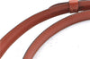 Authentic Louis Vuitton Leather Shoulder Strap Brown Size 40.2-46.5" LV J5585