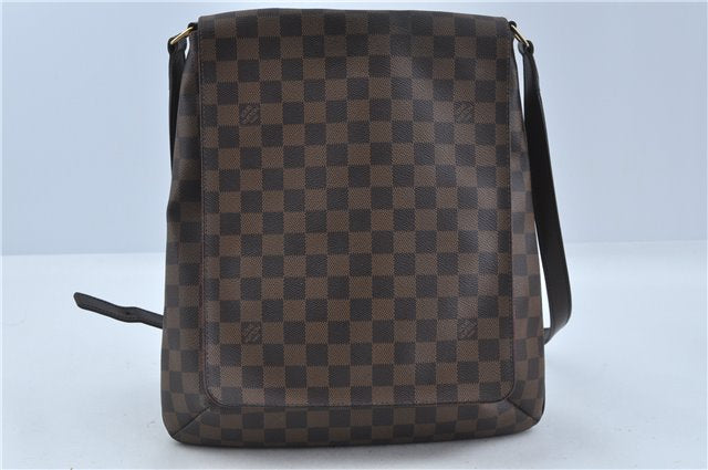 Authentic Louis Vuitton Damier Musette Shoulder Cross Body Bag N51302 LV J5586