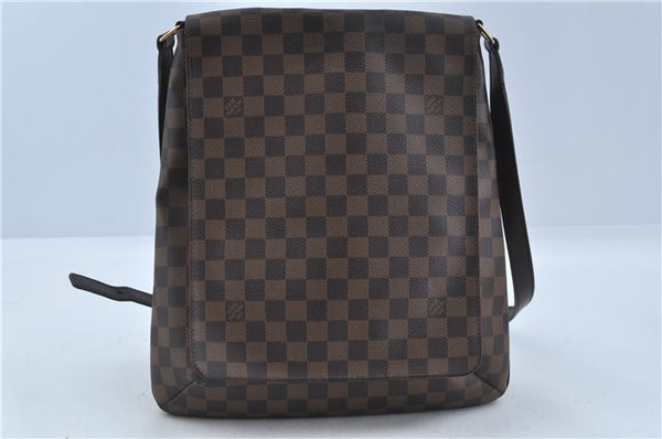 Authentic Louis Vuitton Damier Musette Shoulder Cross Body Bag N51302 LV J5586