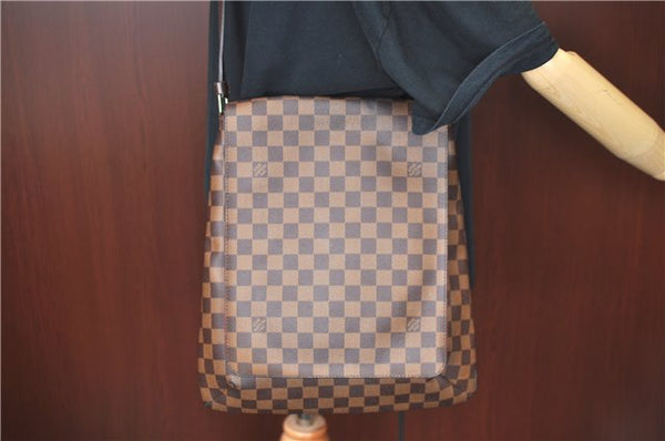 Authentic Louis Vuitton Damier Musette Shoulder Cross Body Bag N51302 LV J5586