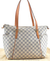 Authentic Louis Vuitton Damier Azur Totally MM Tote Bag N51262 LV J5592