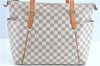 Authentic Louis Vuitton Damier Azur Totally MM Tote Bag N51262 LV J5592