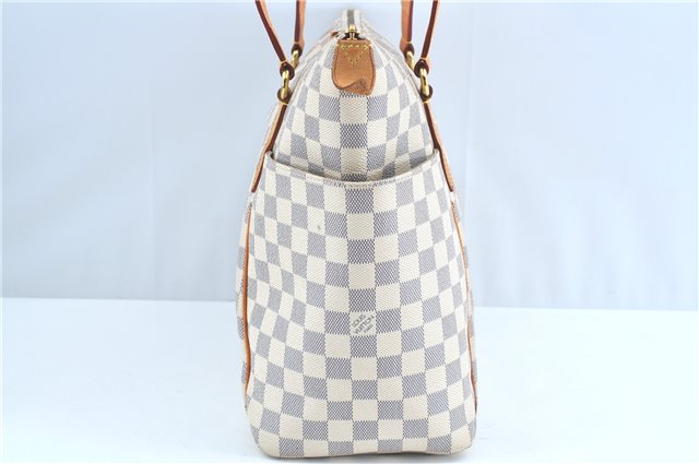 Authentic Louis Vuitton Damier Azur Totally MM Tote Bag N51262 LV J5592