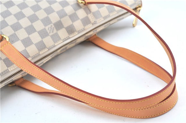 Authentic Louis Vuitton Damier Azur Totally MM Tote Bag N51262 LV J5592