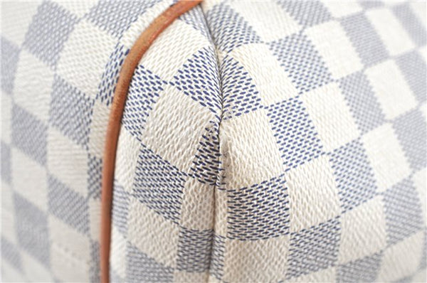 Authentic Louis Vuitton Damier Azur Totally MM Tote Bag N51262 LV J5592