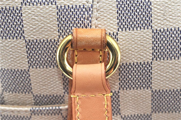 Authentic Louis Vuitton Damier Azur Totally MM Tote Bag N51262 LV J5592