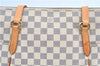 Authentic Louis Vuitton Damier Azur Totally MM Tote Bag N51262 LV J5592