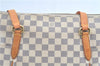 Authentic Louis Vuitton Damier Azur Totally MM Tote Bag N51262 LV J5592