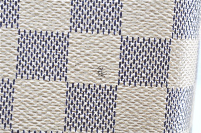 Authentic Louis Vuitton Damier Azur Totally MM Tote Bag N51262 LV J5592