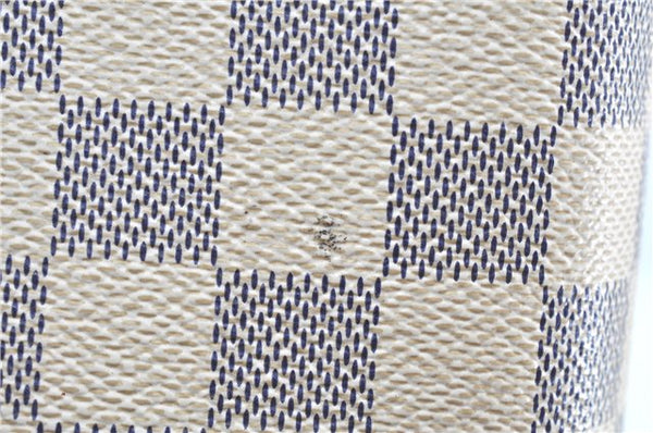 Authentic Louis Vuitton Damier Azur Totally MM Tote Bag N51262 LV J5592