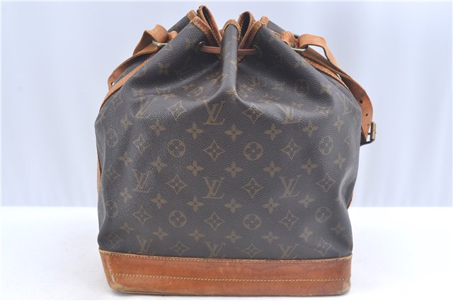Authentic Louis Vuitton Monogram Noe Shoulder Drawstring Bag M42224 LV J5612