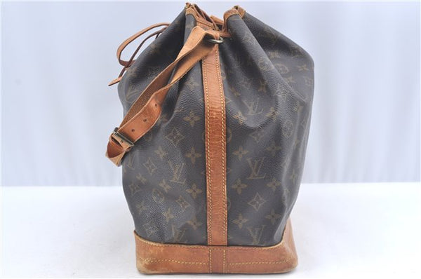 Authentic Louis Vuitton Monogram Noe Shoulder Drawstring Bag M42224 LV J5612