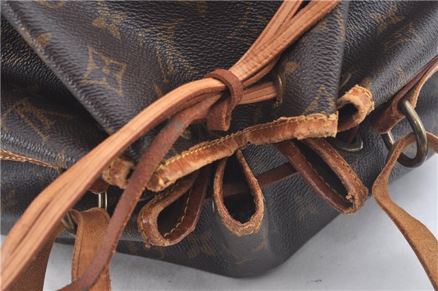Authentic Louis Vuitton Monogram Noe Shoulder Drawstring Bag M42224 LV J5612