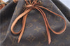 Authentic Louis Vuitton Monogram Noe Shoulder Drawstring Bag M42224 LV J5612