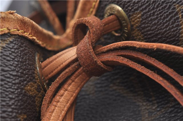 Authentic Louis Vuitton Monogram Noe Shoulder Drawstring Bag M42224 LV J5612