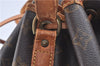 Authentic Louis Vuitton Monogram Noe Shoulder Drawstring Bag M42224 LV J5612