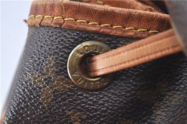 Authentic Louis Vuitton Monogram Noe Shoulder Drawstring Bag M42224 LV J5612