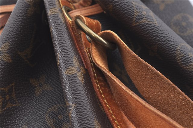 Authentic Louis Vuitton Monogram Noe Shoulder Drawstring Bag M42224 LV J5612