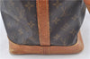 Authentic Louis Vuitton Monogram Noe Shoulder Drawstring Bag M42224 LV J5612