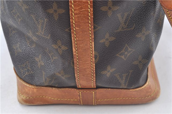 Authentic Louis Vuitton Monogram Noe Shoulder Drawstring Bag M42224 LV J5612