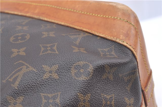 Authentic Louis Vuitton Monogram Noe Shoulder Drawstring Bag M42224 LV J5612