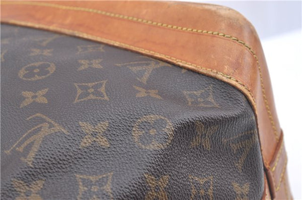 Authentic Louis Vuitton Monogram Noe Shoulder Drawstring Bag M42224 LV J5612