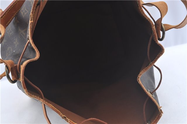 Authentic Louis Vuitton Monogram Noe Shoulder Drawstring Bag M42224 LV J5612