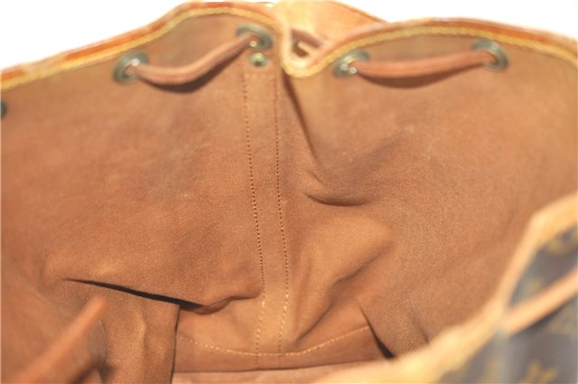 Authentic Louis Vuitton Monogram Noe Shoulder Drawstring Bag M42224 LV J5612