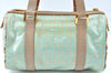 Authentic FENDI Zucchino Hand Bag Purse PVC Leather Light Blue J5615