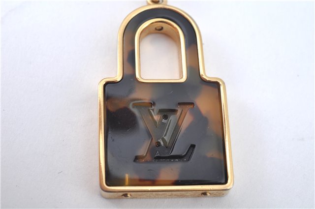 Authentic Louis Vuitton Porte Cles Confidence Charm Key Ring M65088 Gold J5620