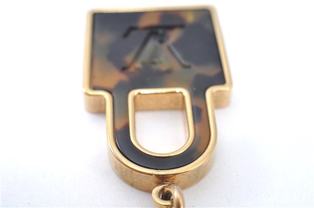 Authentic Louis Vuitton Porte Cles Confidence Charm Key Ring M65088 Gold J5620