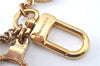 Authentic Louis Vuitton Porte Cles Confidence Charm Key Ring M65088 Gold J5620