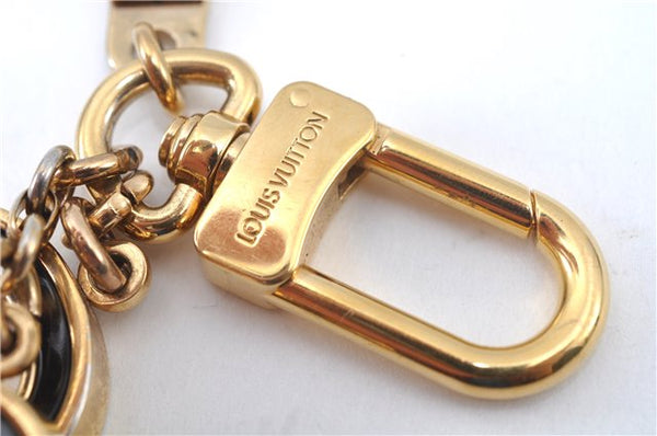 Authentic Louis Vuitton Porte Cles Confidence Charm Key Ring M65088 Gold J5620