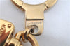 Authentic Louis Vuitton Porte Cles Confidence Charm Key Ring M65088 Gold J5620