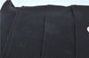 Authentic Ferragamo Nylon Leather Shoulder Hand Bag Black J5627