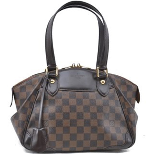 Authentic Louis Vuitton Damier Verona PM Shoulder Boston Bag N41117 LV J5632
