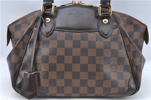 Authentic Louis Vuitton Damier Verona PM Shoulder Boston Bag N41117 LV J5632
