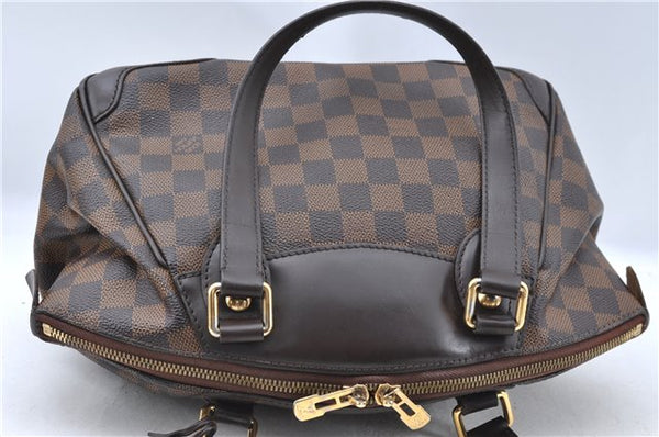 Authentic Louis Vuitton Damier Verona PM Shoulder Boston Bag N41117 LV J5632