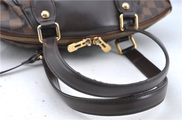 Authentic Louis Vuitton Damier Verona PM Shoulder Boston Bag N41117 LV J5632