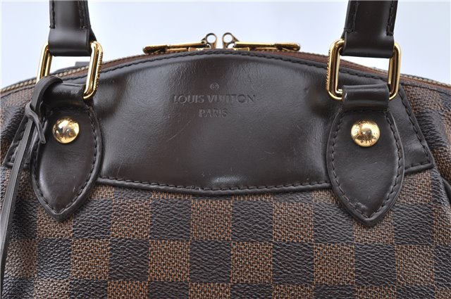 Authentic Louis Vuitton Damier Verona PM Shoulder Boston Bag N41117 LV J5632