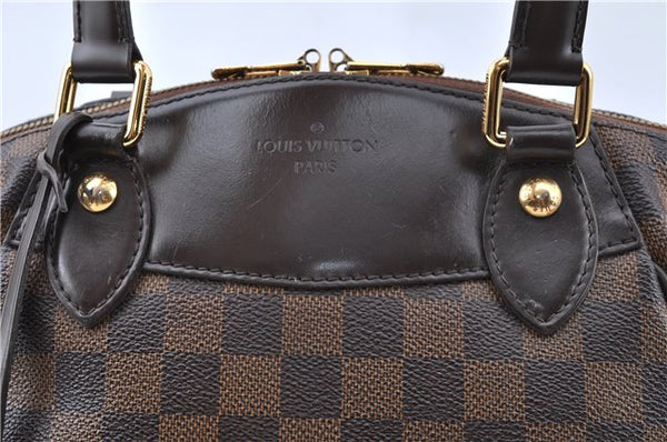 Authentic Louis Vuitton Damier Verona PM Shoulder Boston Bag N41117 LV J5632