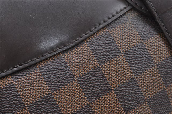 Authentic Louis Vuitton Damier Verona PM Shoulder Boston Bag N41117 LV J5632