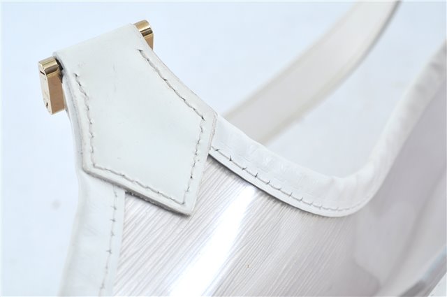 Auth Louis Vuitton Epi Plage Bahia Shoulder Tote Bag Clear White M92153 LV J5636