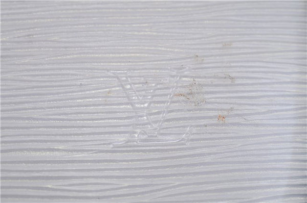 Auth Louis Vuitton Epi Plage Bahia Shoulder Tote Bag Clear White M92153 LV J5636