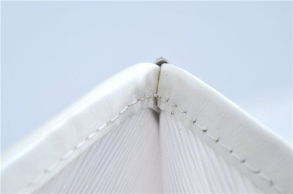 Auth Louis Vuitton Epi Plage Bahia Shoulder Tote Bag Clear White M92153 LV J5636