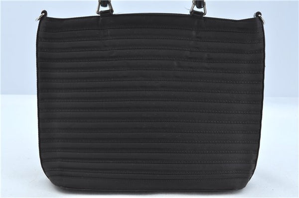 Authentic GUCCI Bamboo Nylon Leather 2way Shoulder Hand Bag Leather Brown J5642