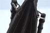 Authentic GUCCI Bamboo Nylon Leather 2way Shoulder Hand Bag Leather Brown J5642