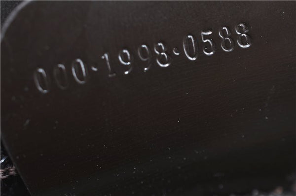 Authentic GUCCI Bamboo Nylon Leather 2way Shoulder Hand Bag Leather Brown J5642