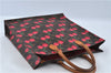 Authentic Louis Vuitton Monogram Cherry Sac Plat Tote Hand Bag M95010 LV J5646