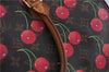 Authentic Louis Vuitton Monogram Cherry Sac Plat Tote Hand Bag M95010 LV J5646
